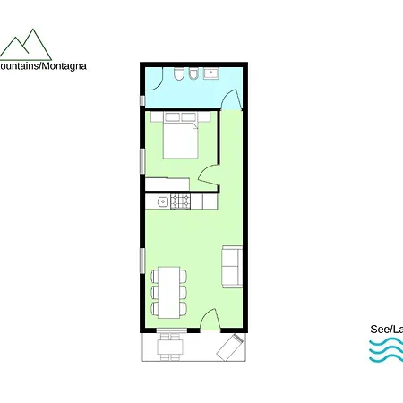 Rose Rossa Florentina Garten Eg Apartament *